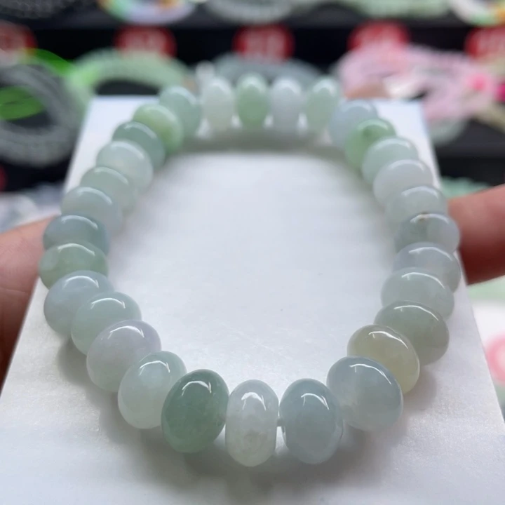 未镶嵌手链翡翠卡9.5