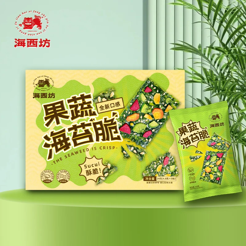 HAIXIFANG/海西坊果蔬海苔脆24g