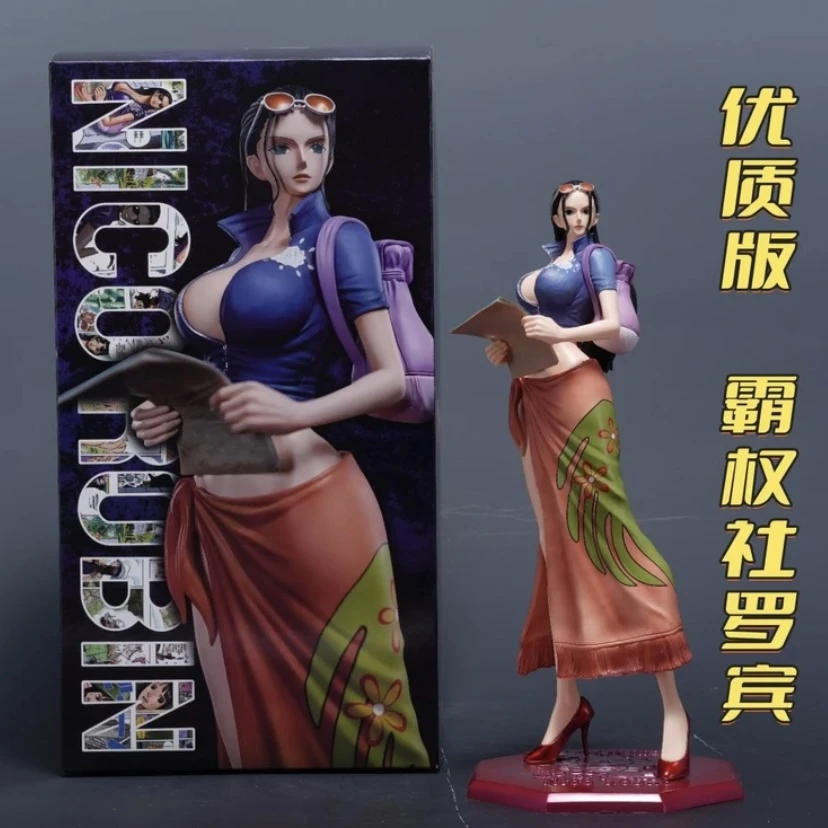 【燃界潮品】27cmLK霸权社罗宾海贼王妮可美少女GK手办模型摆件礼品