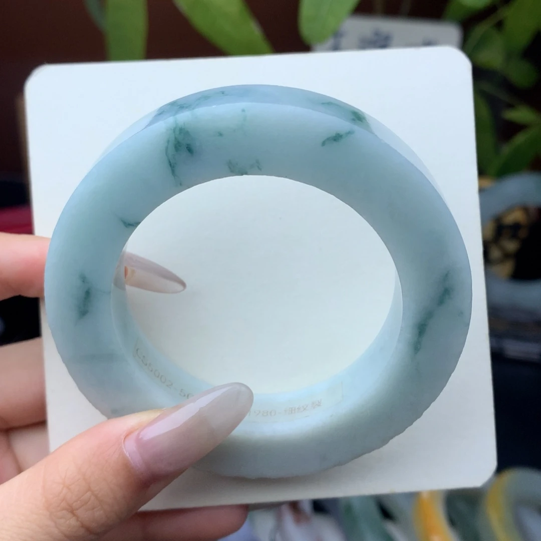 定制翡翠手镯未镶嵌定制不退不换50-56