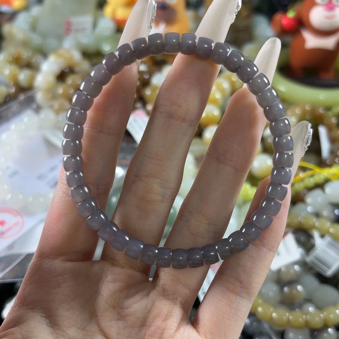 和田玉未镶嵌手链360