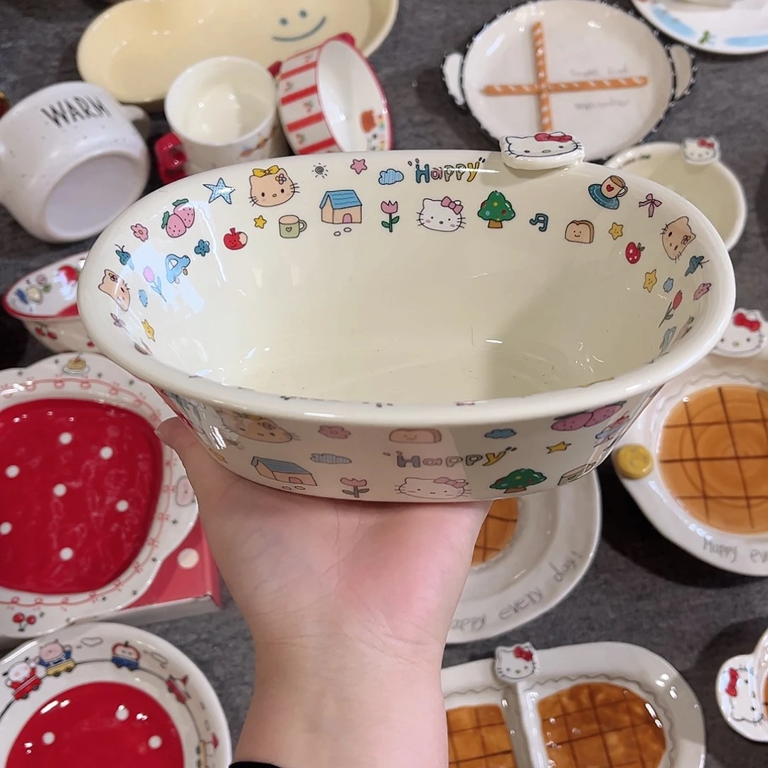 凯蒂猫陶瓷餐具浴缸碗