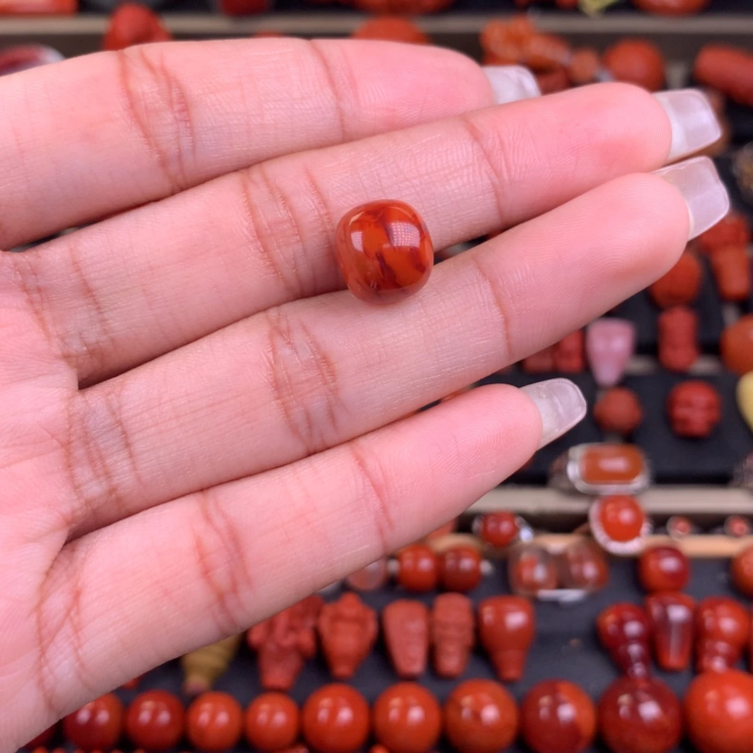 南红玛瑙未镶嵌虎皮纹老型11