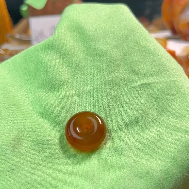 玛瑙/玉髓平安扣未镶嵌