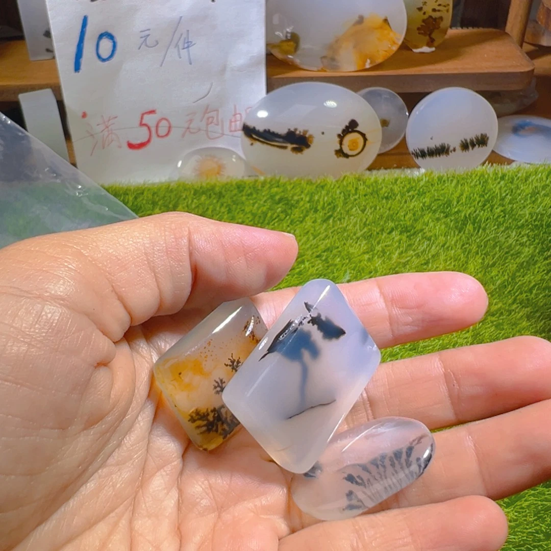 源***境玛瑙/玉髓未镶嵌颈饰