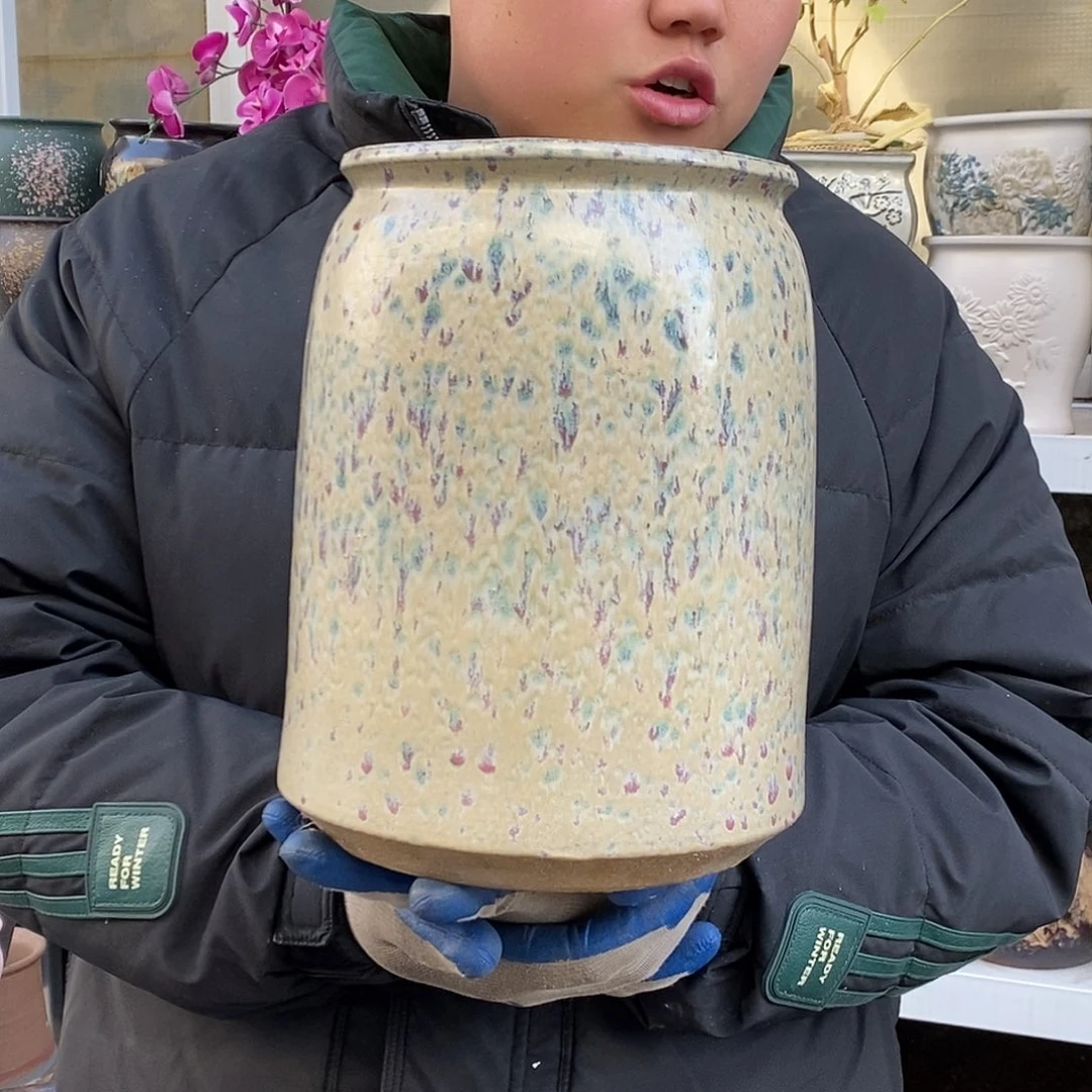 紫砂花盆口17高26福利