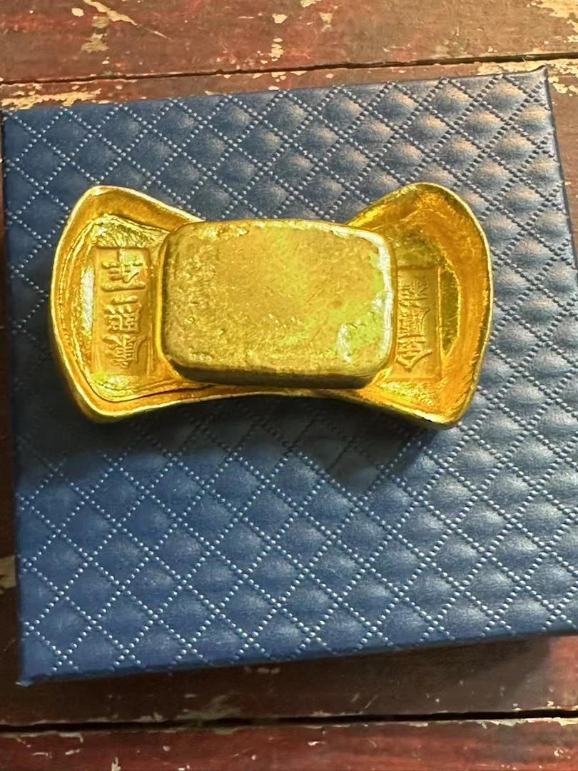 【炉内提纯】船型制造金色创意摆件