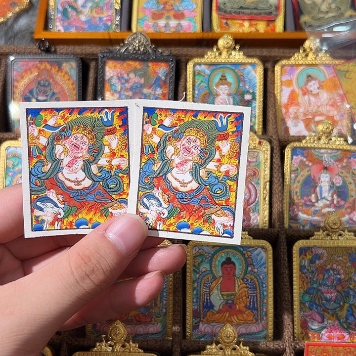 吊坠纯手绘百六臂
