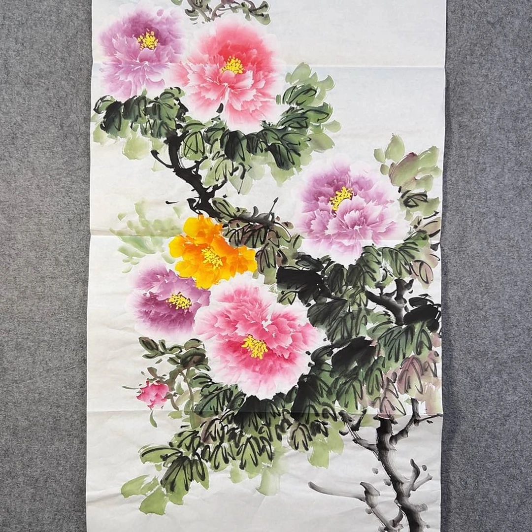 国画073 牡丹花等经济植物和花卉资源