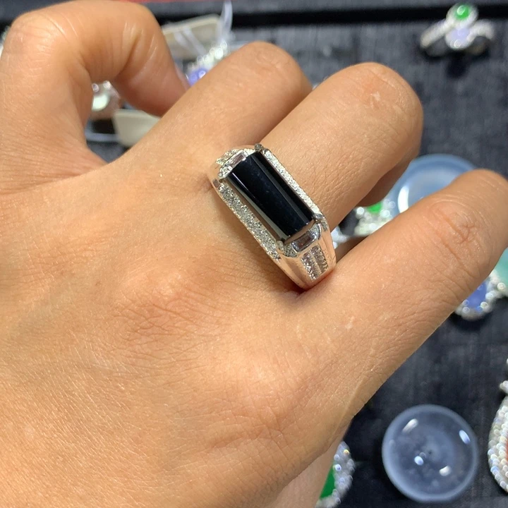 未镶嵌翡翠耳饰天然翡翠戒面
