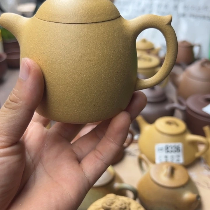 紫砂茶壶黄金段秦权240左右瑕疵