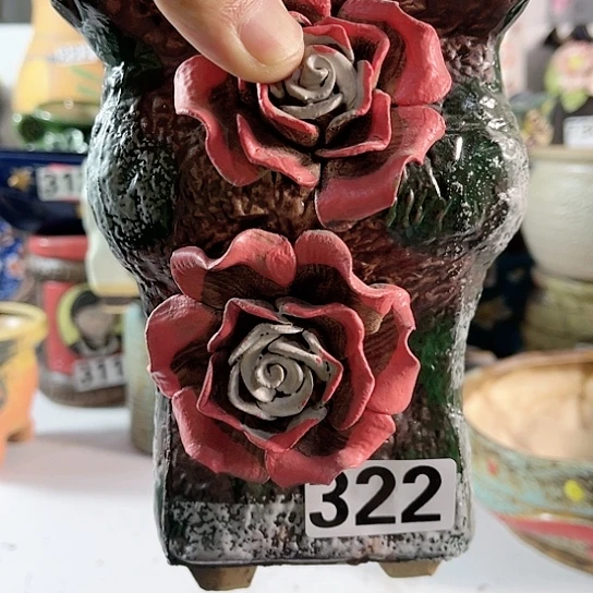 红陶多肉植物花盆