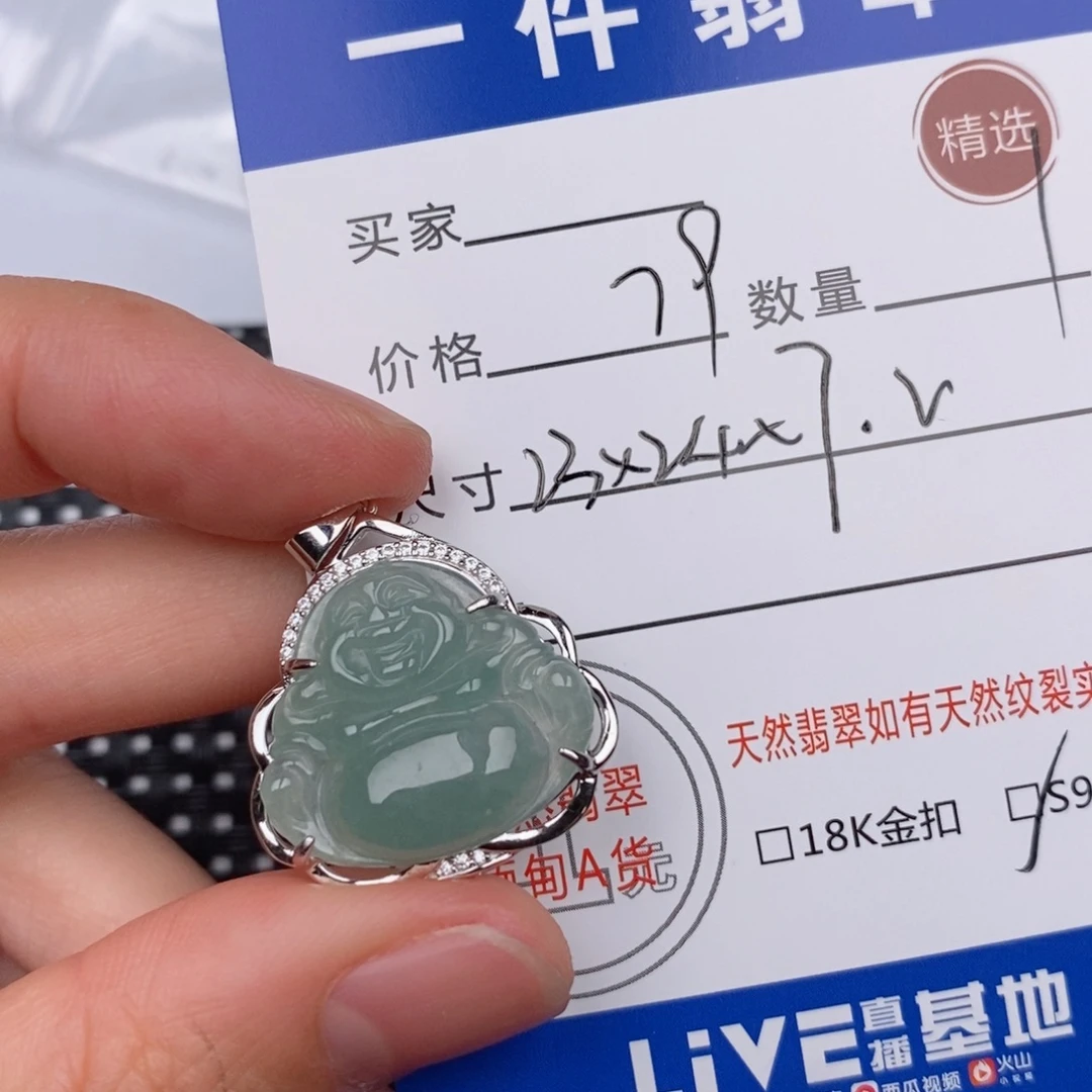 翡翠银S925镶嵌颈饰