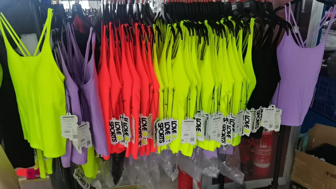 女士运动背心高强度抗震防抖多色可选速干健身上衣