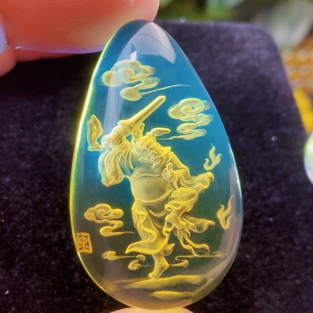 【闪购商品】金珀吊坠(不含链)未镶嵌