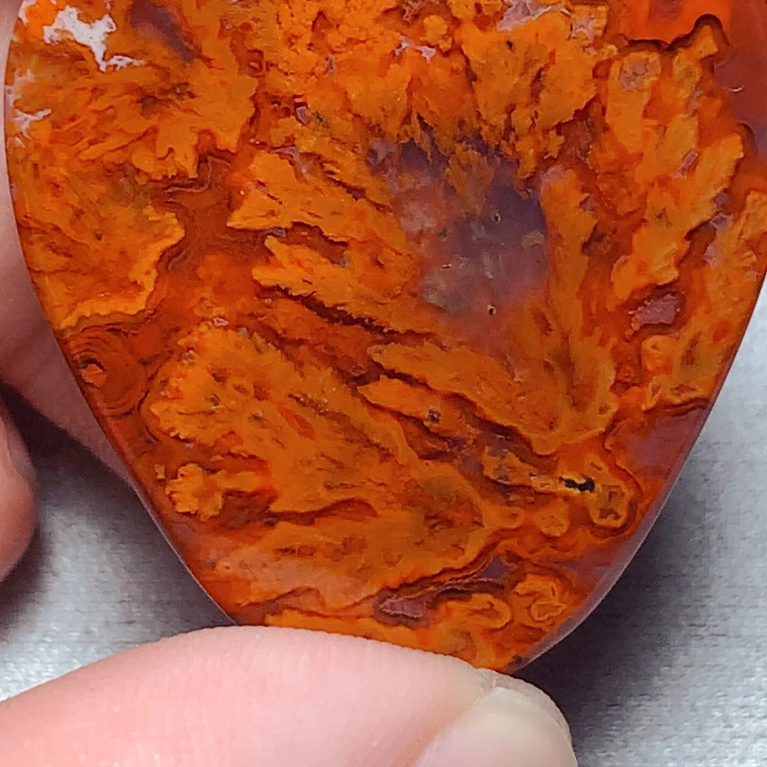 荣***佛玛瑙/玉髓未镶嵌战国红