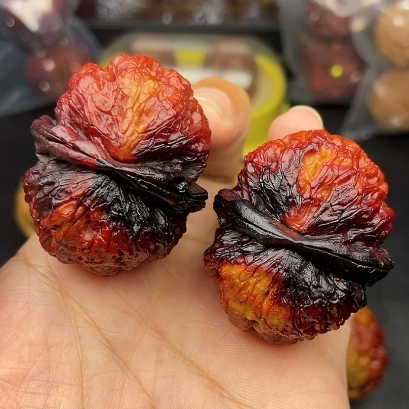 【闪购商品】把件文玩核桃40尺铁狮子头