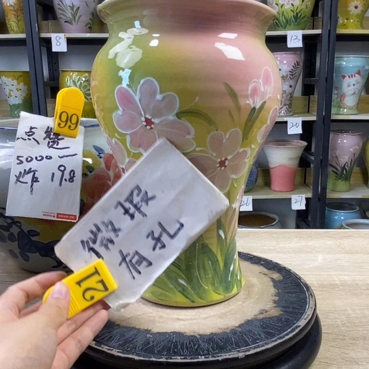 景德镇高温陶瓷花盆