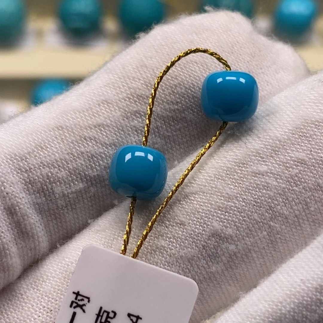 绿松石未镶嵌精品原矿高瓷绿松石