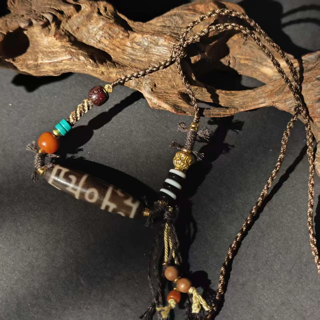 【索兰仁钦】玛瑙莲师三项链 A1317