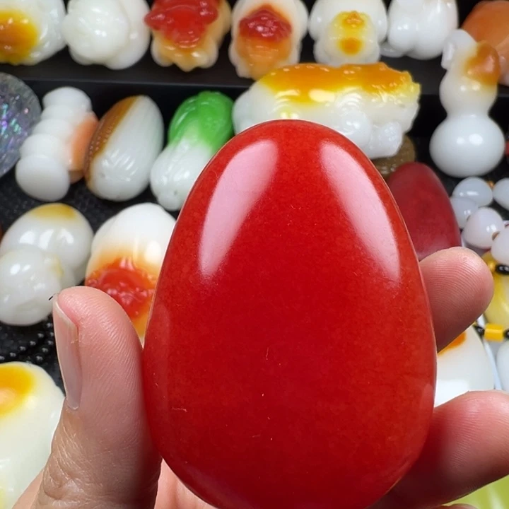 新疆戈壁五彩石金丝