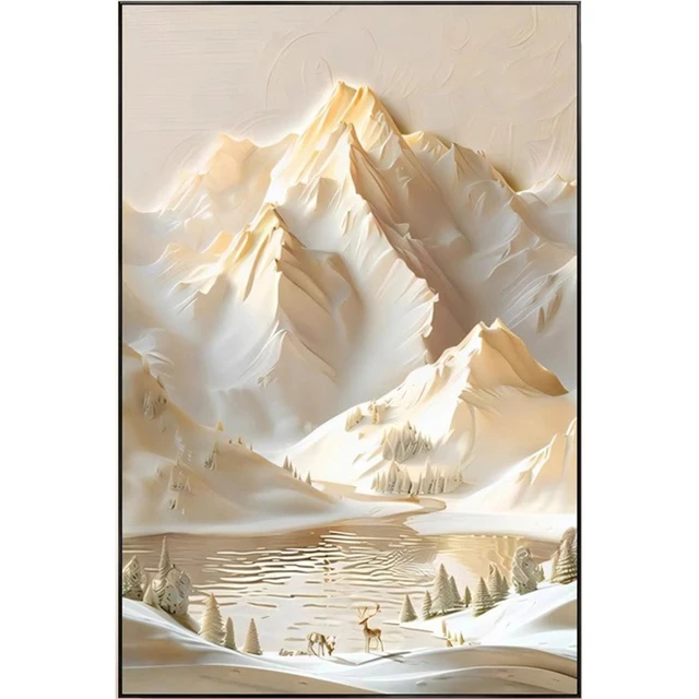 现代简约背靠金山挂画客厅装饰画沙发落地画高级感走廊过道墙壁画