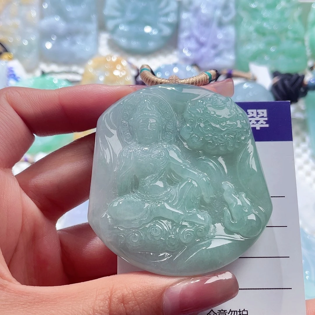 颈饰未镶嵌翡翠文殊