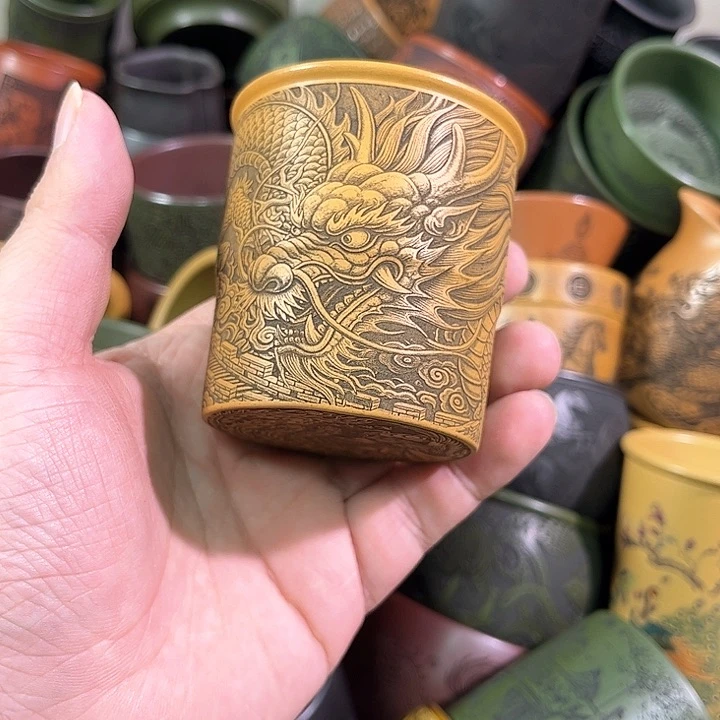 茶杯紫砂全手工紫砂主人杯