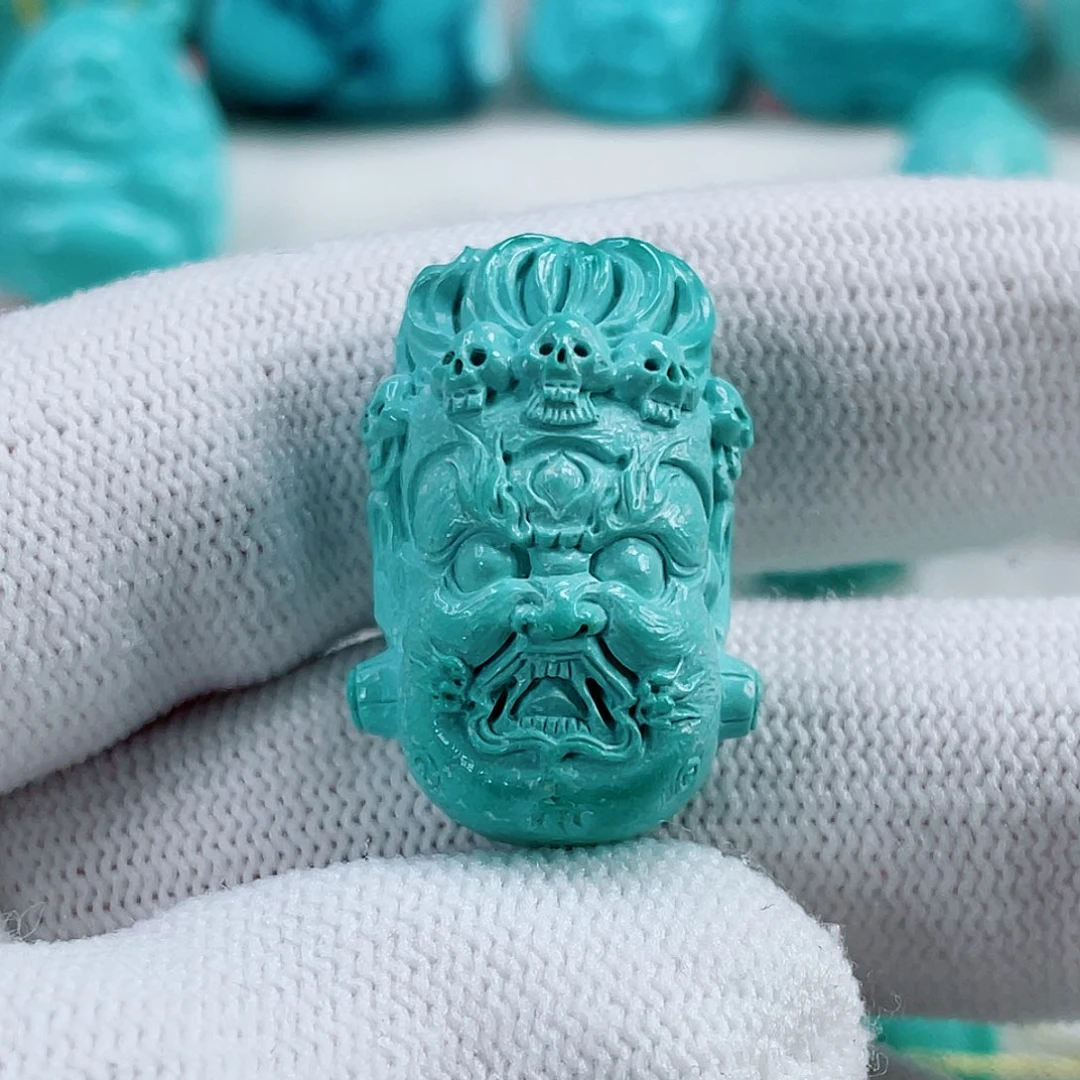 绿松石未镶嵌车挂
