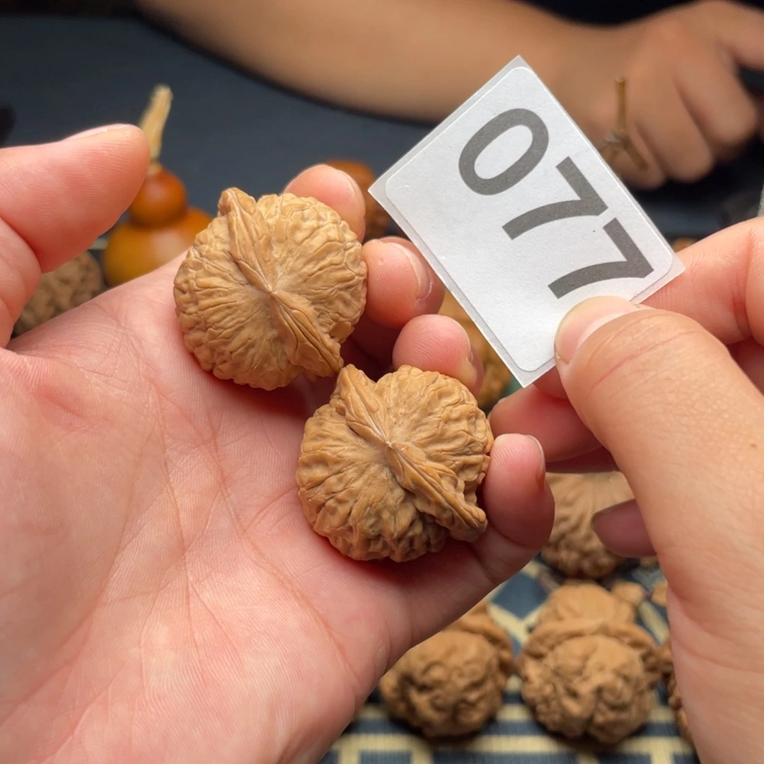 把件文玩核桃37全品石门元宝077号