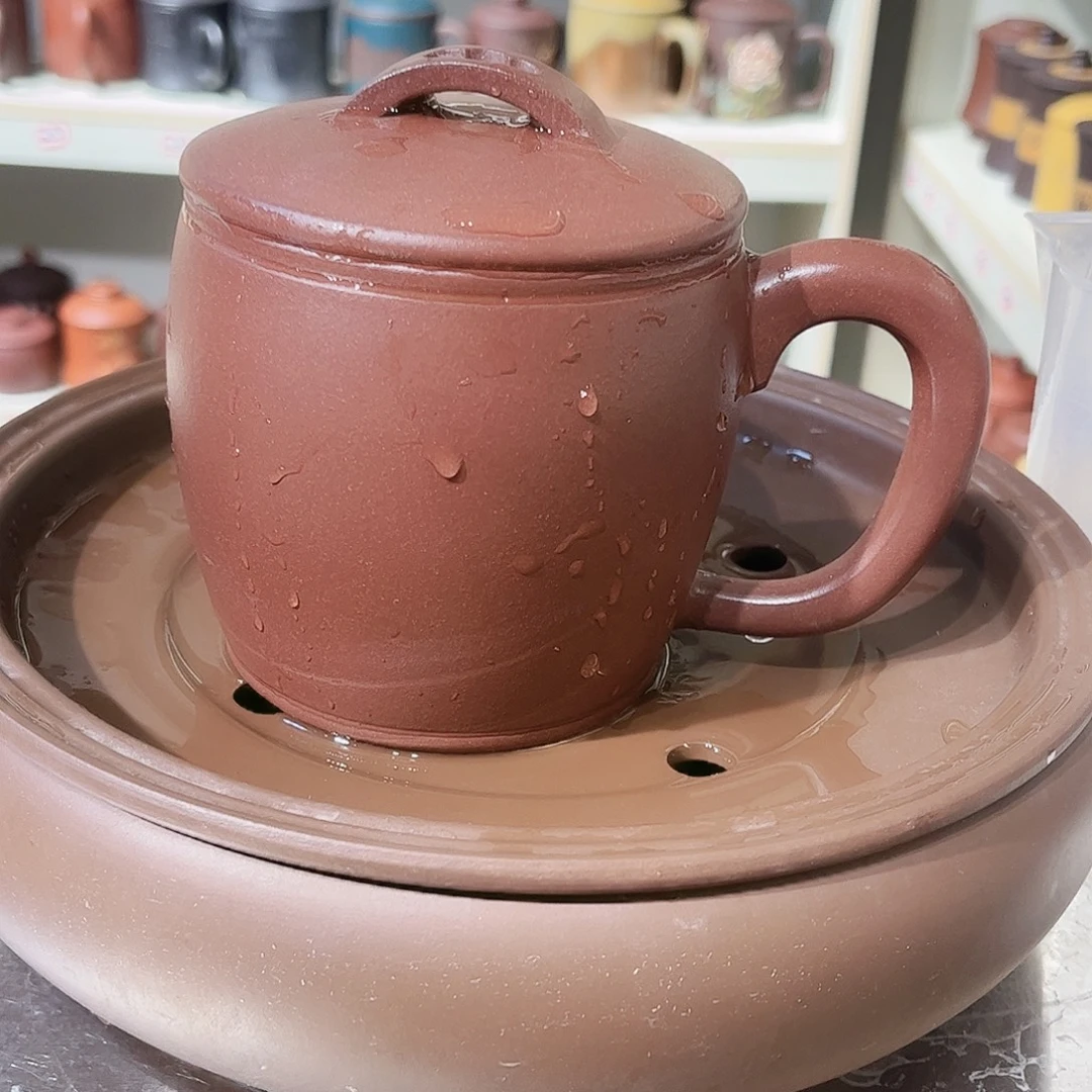 紫砂茶杯手工制作