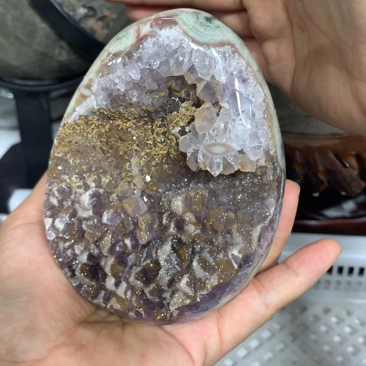 紫晶摆件未镶嵌水晶