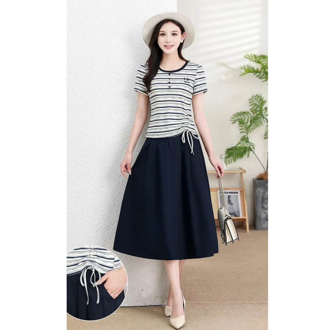 DH52A57回味依衣高级感时尚设计师款两件套套裙