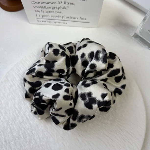 【钰韩】原创设计豹纹大肠圈百搭气质发圈