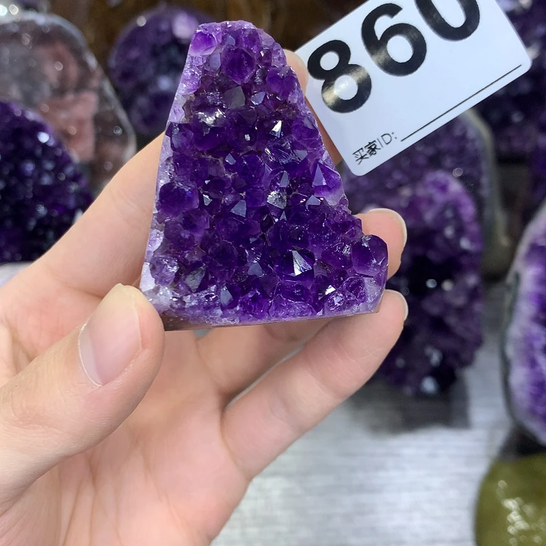紫晶珠宝半成品未镶嵌860