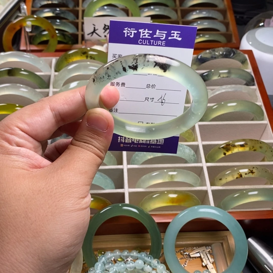 蛇纹石玉未镶嵌手镯1***酱