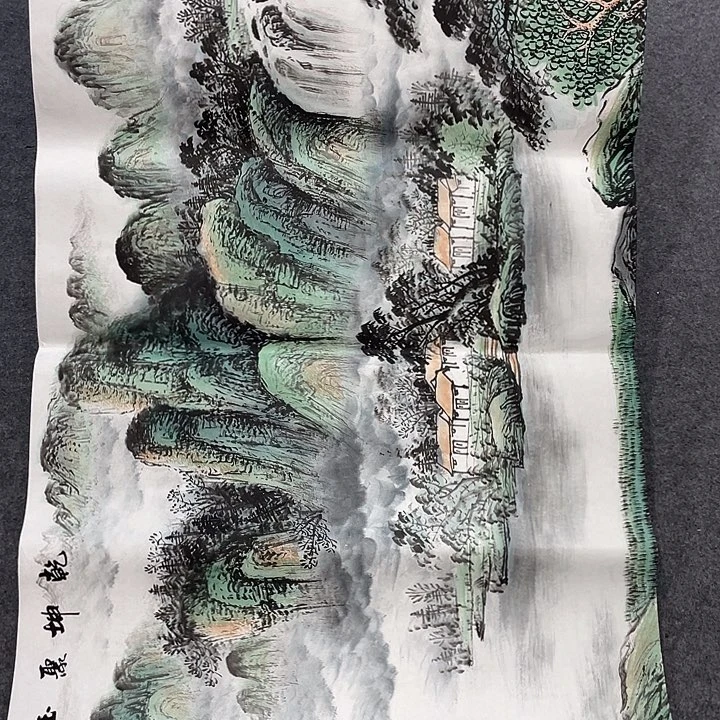 国画今天早上起来发现