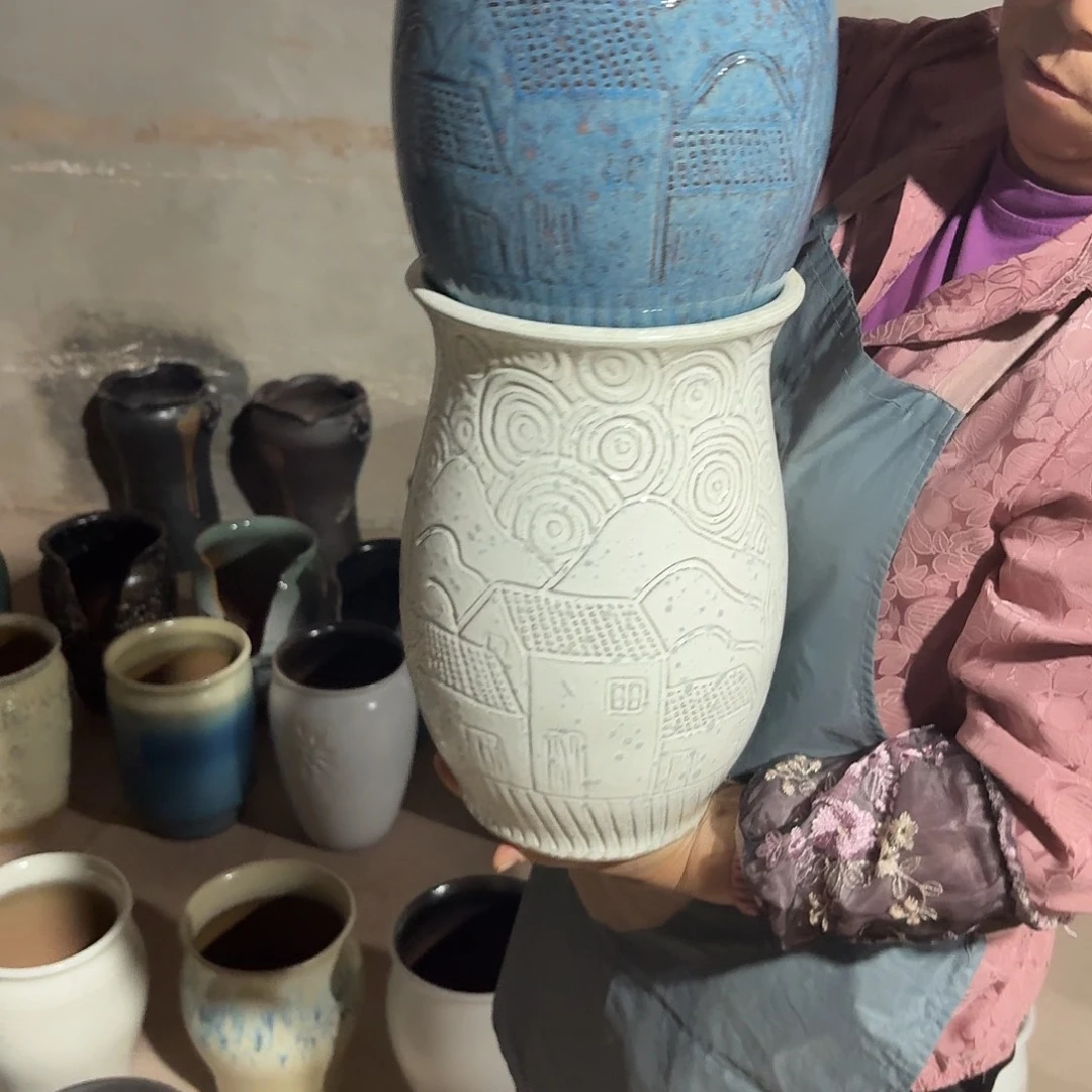 花盆紫砂口19高30