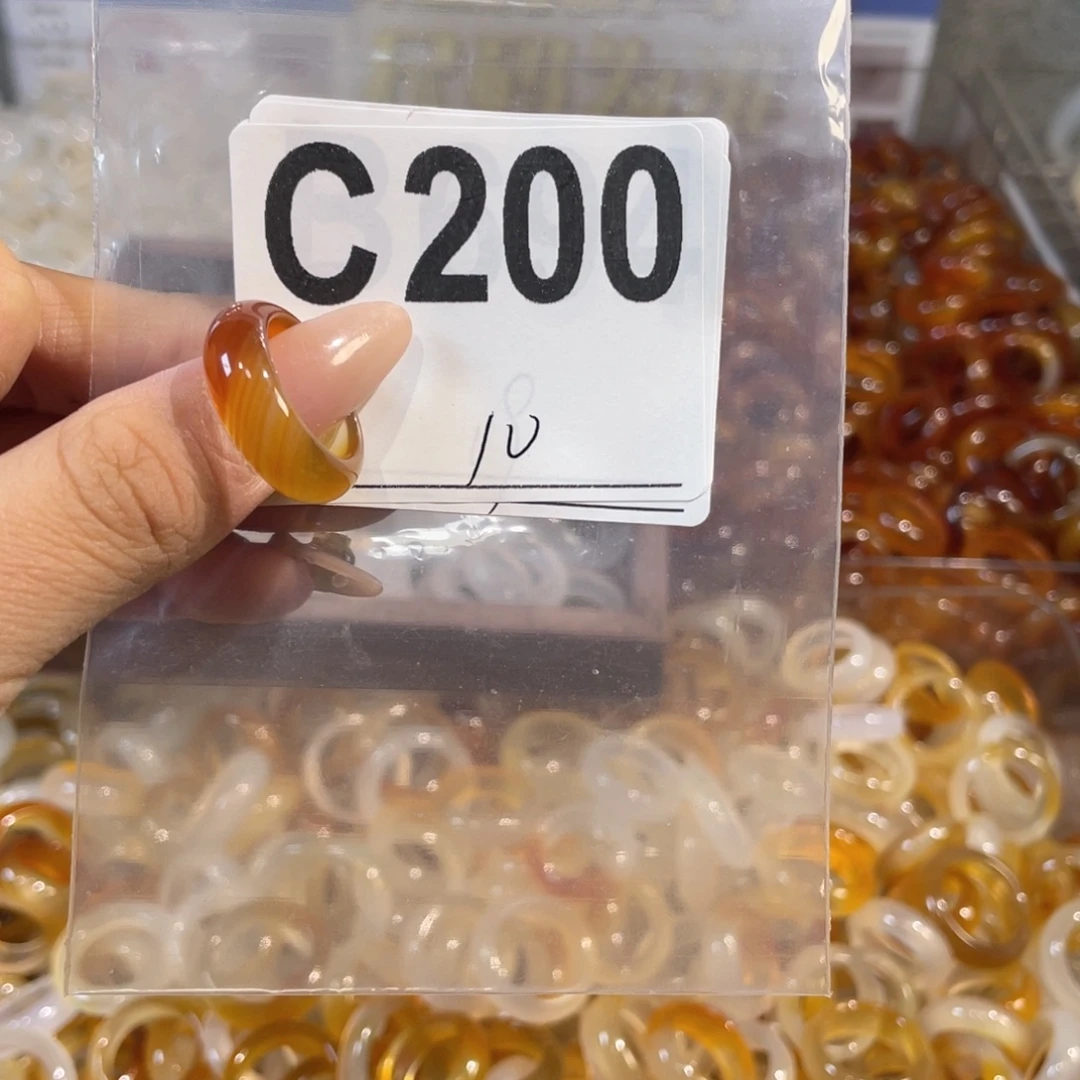 未镶嵌戒指玛瑙/玉髓200