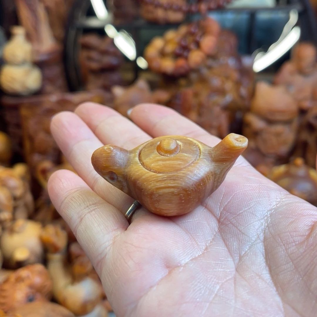 松木（琥珀木）其他微瑕小把把壶