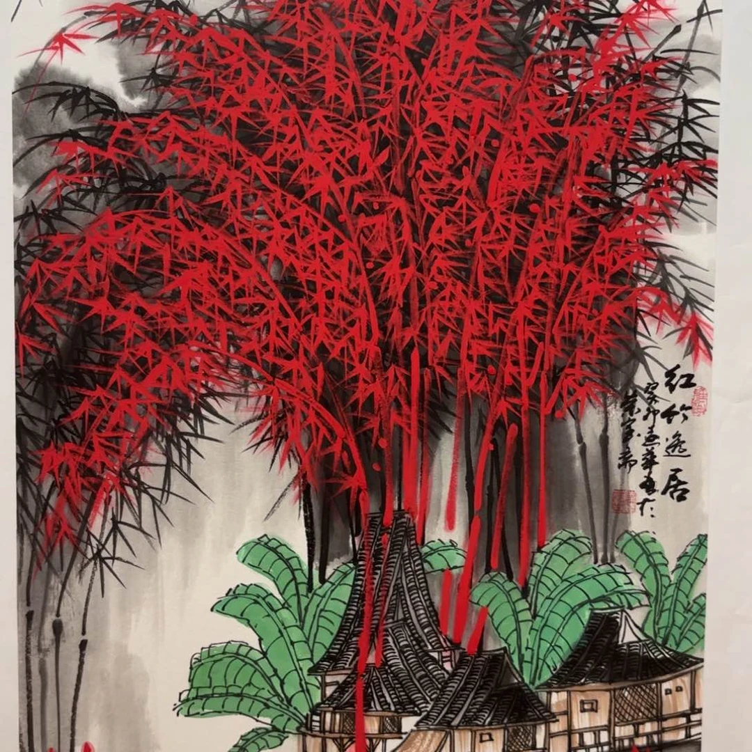 国画山水花鸟精品国画作品