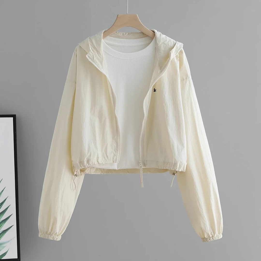 夏季新款防晒衣女洋气短外套薄款透气防晒服时尚百搭小个子上衣潮