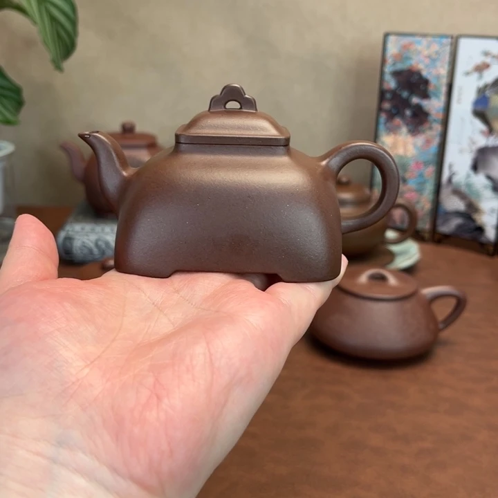 茶壶紫砂160cc孤菱壶