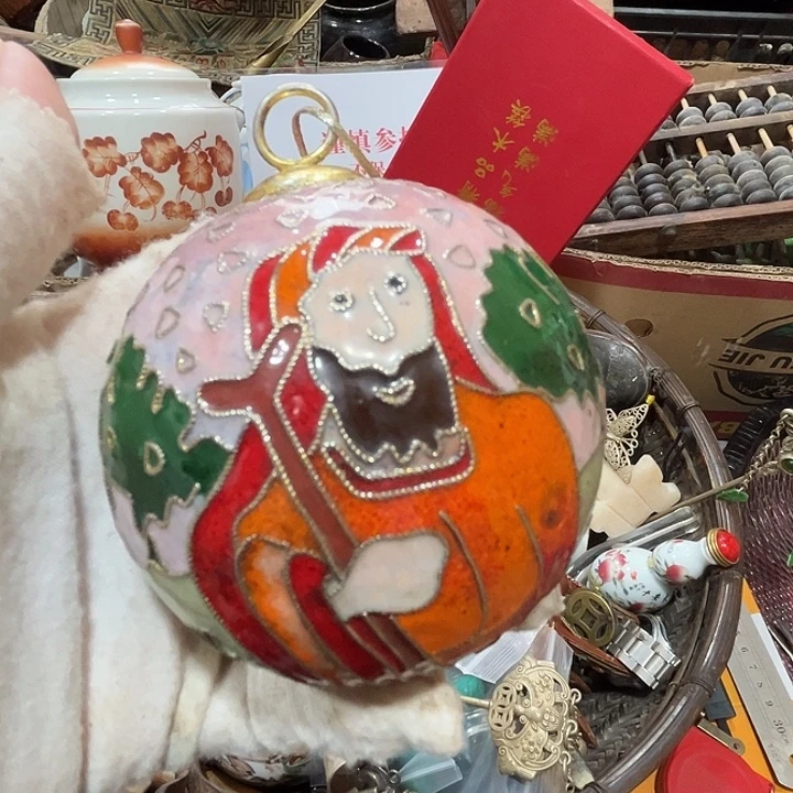 荷***灵瓷片摆件工艺品热卖中