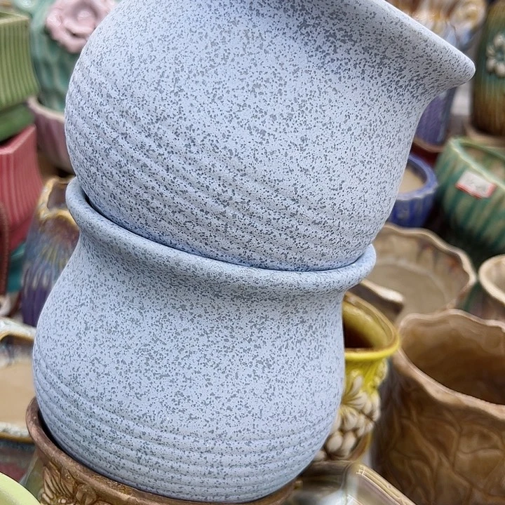 多肉绿植陶瓷花盆9.9包邮，有孔