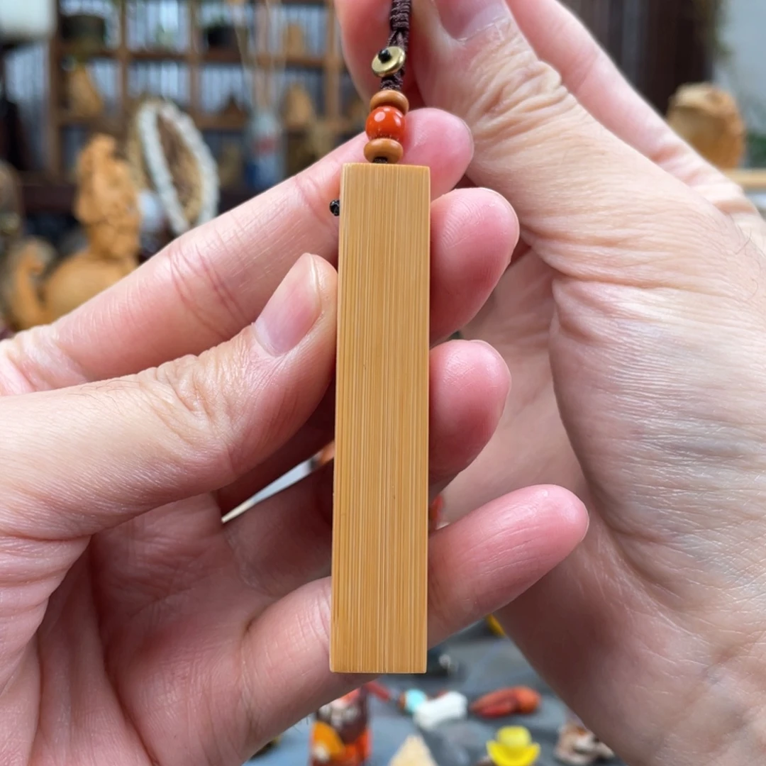 木方颜竹木艺术把件