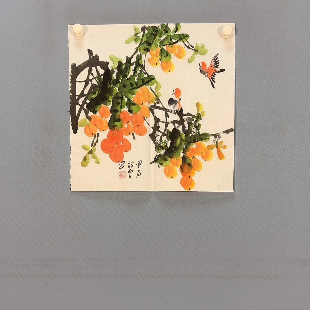 国画682 牡丹花盛开时节