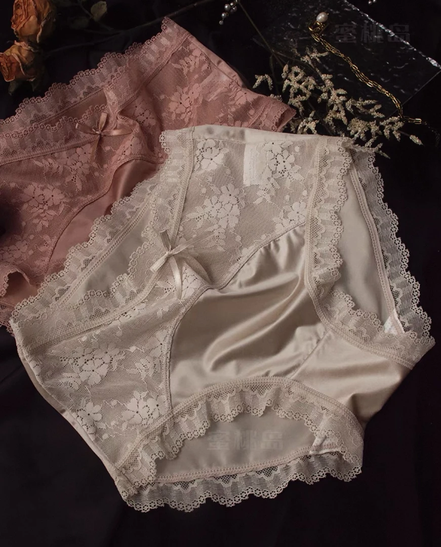 嘉嘉推荐#61【夏季-薄款】舒适裸感蕾丝遍透气内裤