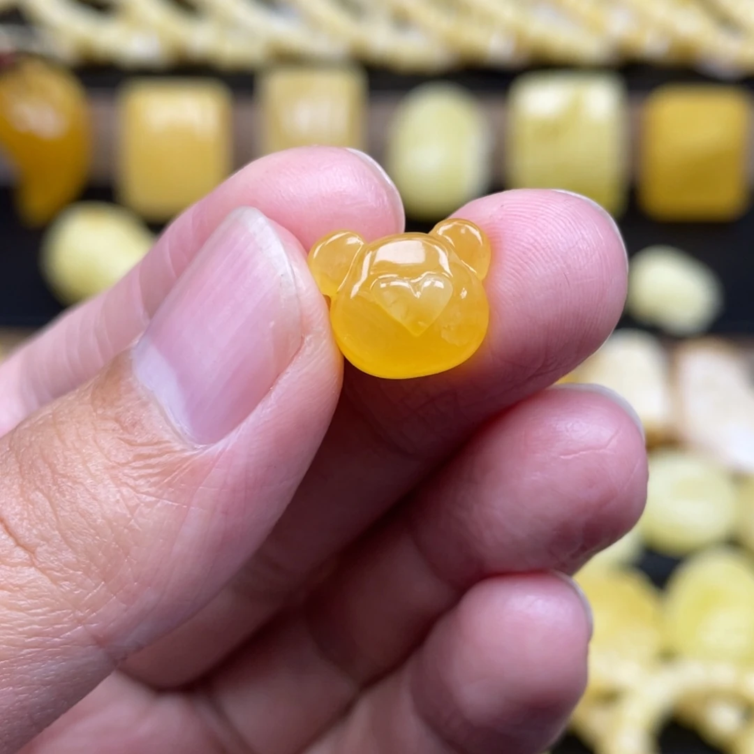 琥珀未镶嵌裸石琥珀蜜蜡