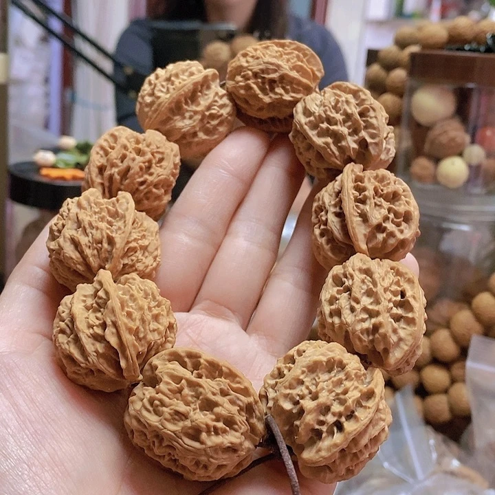 【闪购商品】文玩核桃把件30苹果手持